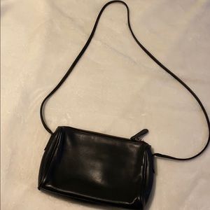 Black leather Coach Purse